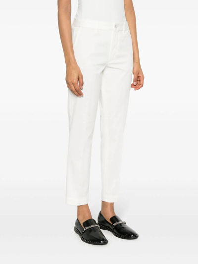 Shop Polo Ralph Lauren Slim Pants In White