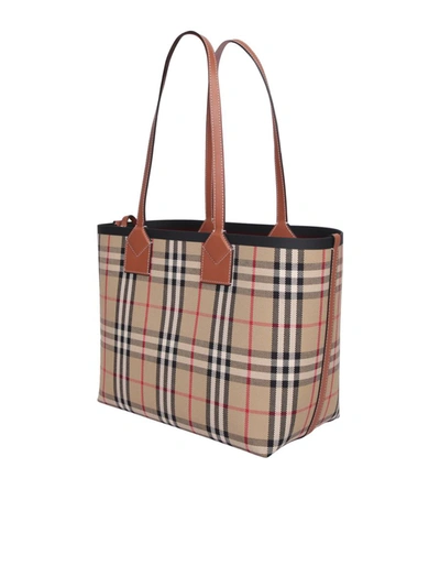 Shop Burberry Totes In Beige