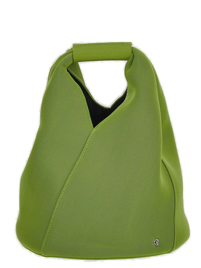 Shop Mm6 Maison Margiela Japanese Bucket Handbag In Green