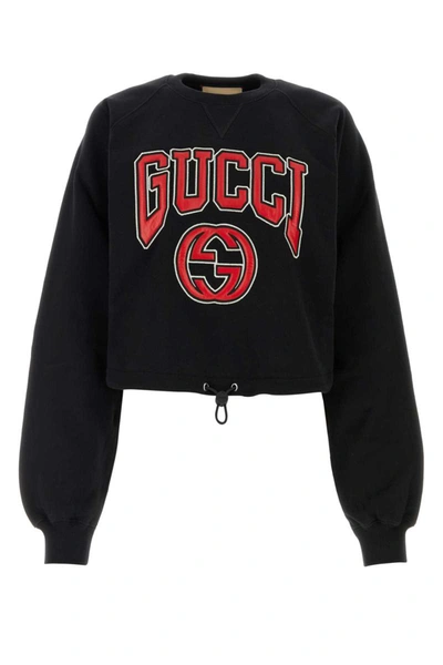 Shop Gucci Sweatshirts In Black