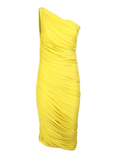 Shop Norma Kamali Dresses In Yellow