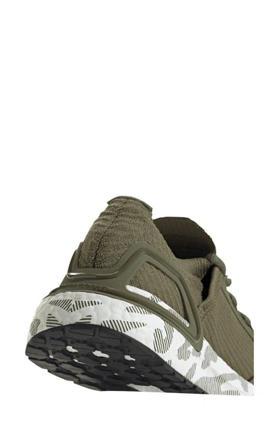 Shop Adidas By Stella Mccartney Asmc Ultraboost 20 Graphic Knit Sneaker In Trace Khaki/ Black/ White