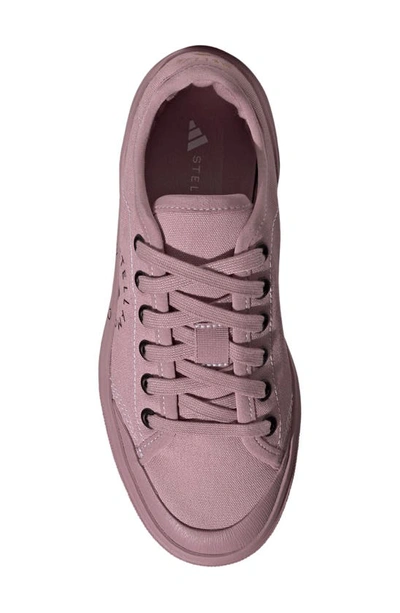 Shop Adidas By Stella Mccartney Court Platform Sneaker In Magic Mauve/black/olive