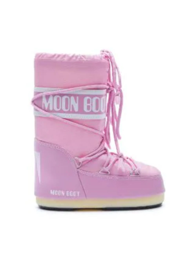 Shop Moon Boot Mb Icon Nylon In Pink & Purple
