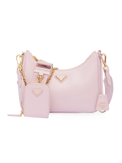 Shop Prada Women's Re-edition 2005 Saffiano Leather Bag In Pink