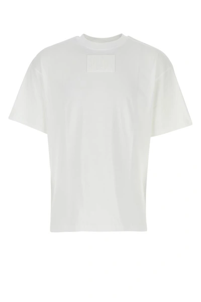 Shop Vtmnts Man White Cotton T-shirt
