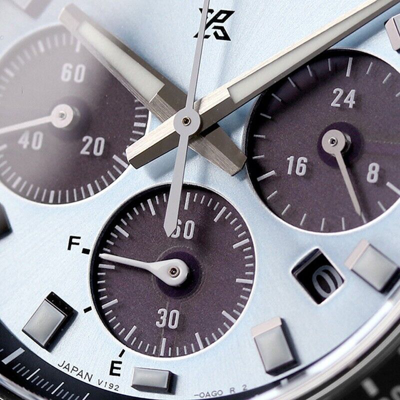 Pre-owned Seiko Prospex Sbdl109 Speedtimer Ice Blue Dial Solar Chronograph Men Watch Japan