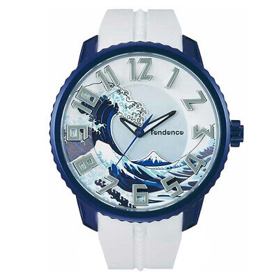 Pre-owned Tendence × Hokusai Watch Japan Icon Gulliver Round 2020 Limited Quartz Ty143102