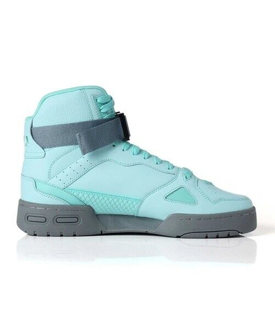 Pre-owned Fila X Hatsune Miku Teratach 600 Hi Emerald Miku 0001 Sneaker Us4.5-10 W/box In Light Blue/grey