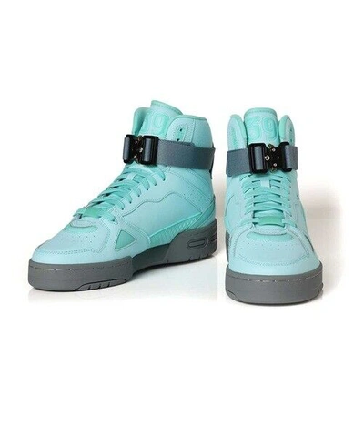 Pre-owned Fila X Hatsune Miku Teratach 600 Hi Emerald Miku 0001 Sneaker Us4.5-10 W/box In Light Blue/grey