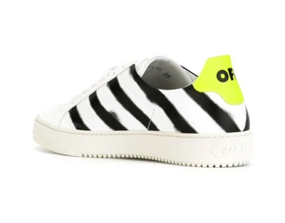 Pre-owned Off-white White Leather Sneaker