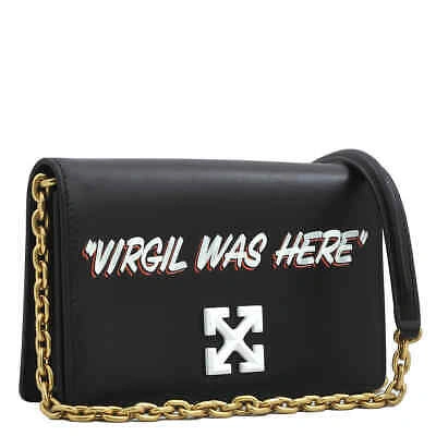 Pre-owned Off-white Jitney 0.5 Quote-motif Bag Ownn046f22lea0011084