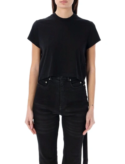 Shop Rick Owens Drkshdw Cropped Small Level T In Black