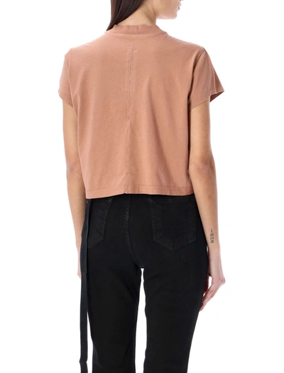 Shop Rick Owens Drkshdw Cropped Small Level T In Pink