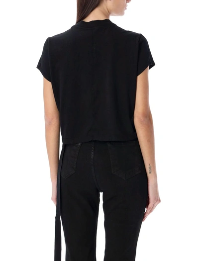 Shop Rick Owens Drkshdw Cropped Small Level T In Black