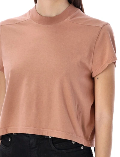 Shop Rick Owens Drkshdw Cropped Small Level T In Pink