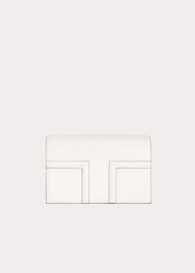 Shop Totême T-flap Bag Milk