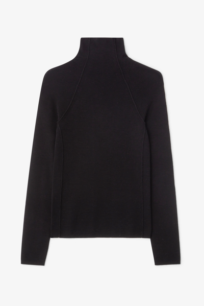 House Of Dagmar Merino Turtleneck In Black