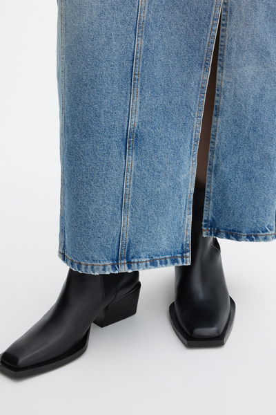 House Of Dagmar Denim Skirt In Light Blue