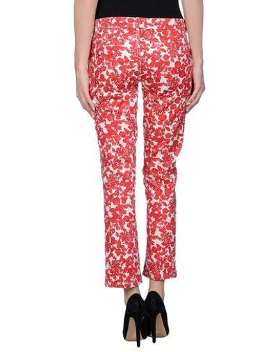 Shop Tory Burch Casual Pants In Red