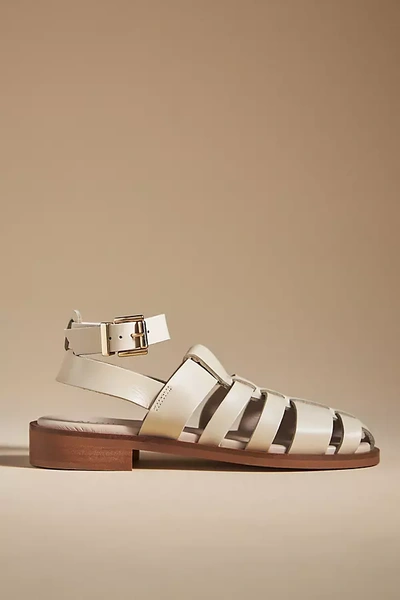 Shop Alohas Perry Fisherman Sandals In Beige