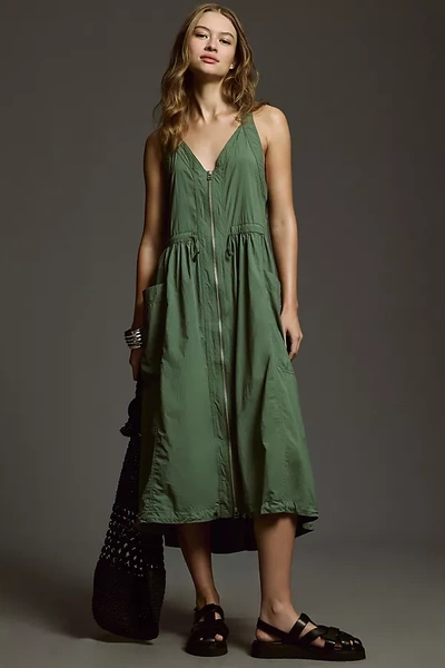 Shop Daily Practice By Anthropologie Free Fall Dress In Green