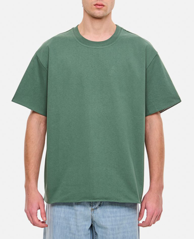 Shop Bottega Veneta Double Layer T-shirt In Green