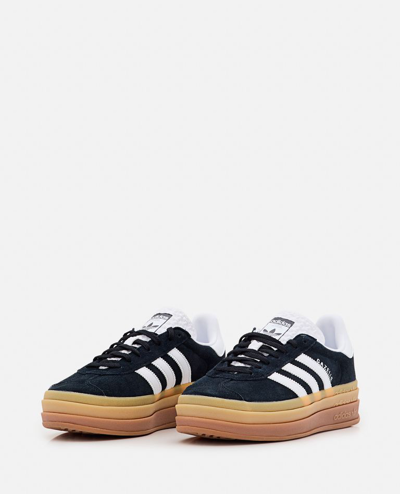 Shop Adidas Originals Gazzelle Bold Sneakers In Black