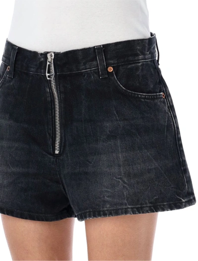 Shop Haikure Bethany Zipped Shorts In Bassano Black