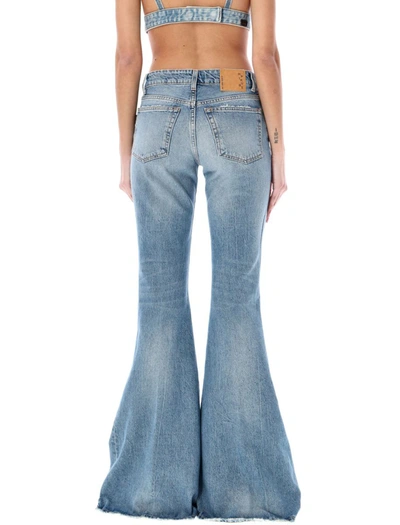 Shop Haikure Farrah Flared Jeans In Salina Blue