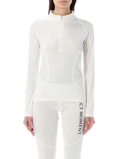 Shop Perfect Moment Thermal Half Zip Top In White