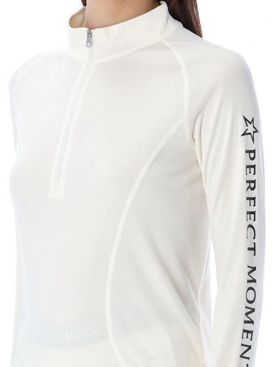 Shop Perfect Moment Thermal Half Zip Top In White