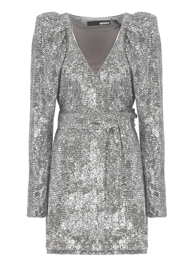 Shop Rotate Birger Christensen Rotate Dresses Silver