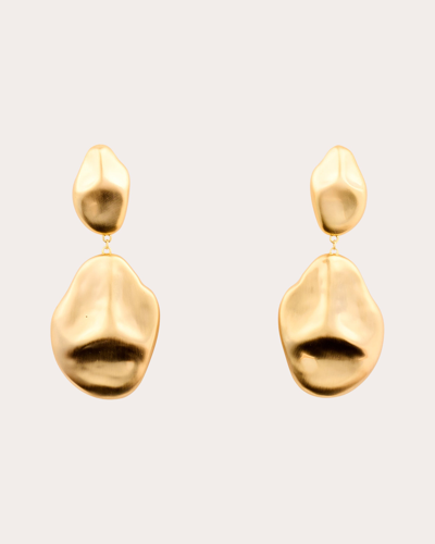 Shop Cult Gaia Women's Dunia Clip-on Drop Earrings In Gold