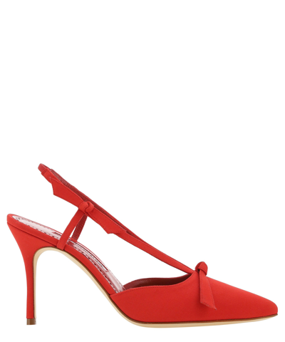 Shop Paltò Corintia Heeled Sandals In Red