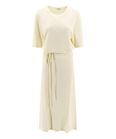 Shop Lemaire Midi Dress In Yellow