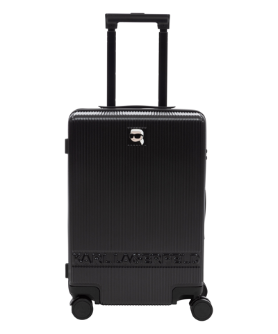 Shop Karl Lagerfeld Suitcase In Black