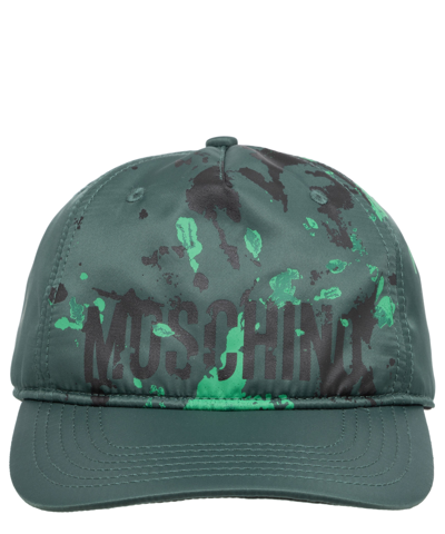 Shop Moschino Hat In Green