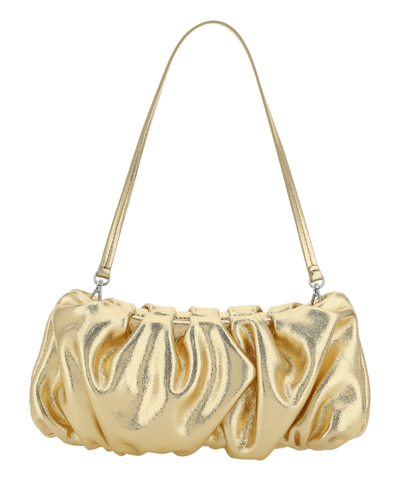 Shop Staud Shoulder Bag In Gold