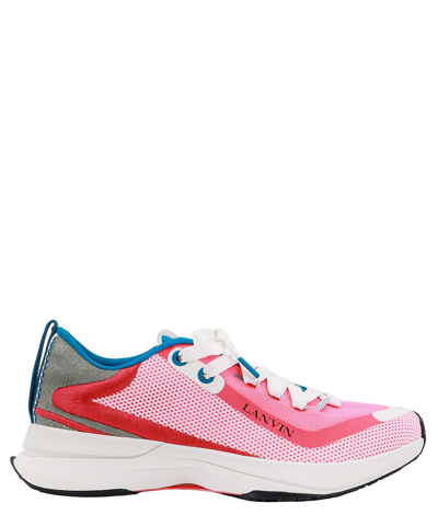 Shop Lanvin Runner Sneakers In Pink