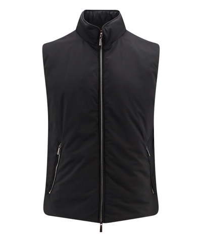 Shop Moorer Senio Vest In Black