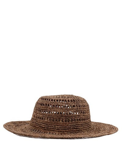 Shop Ibeliv Lalao Hat In Brown