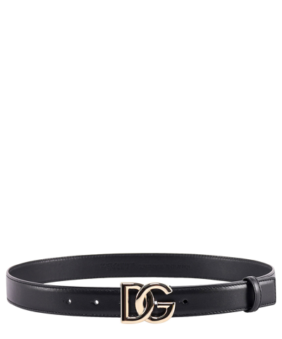 Shop Dolce & Gabbana Belt In Black