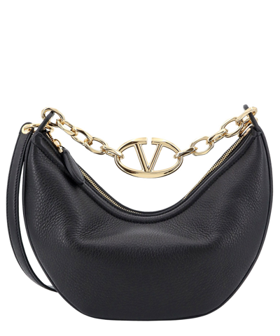 Shop Valentino Hobo Bag In Black