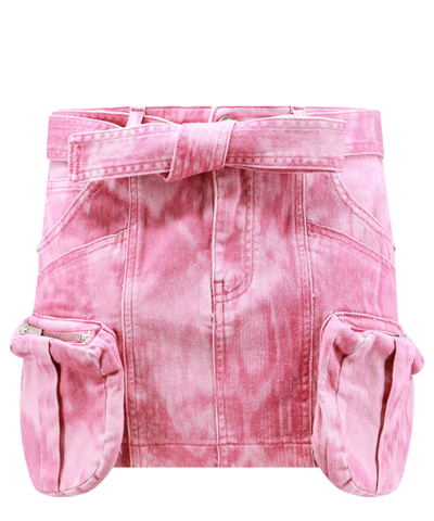 Shop Blumarine Mini Skirt In Pink