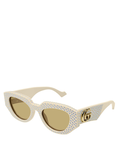 Shop Gucci Sunglasses Gg1421s In Crl