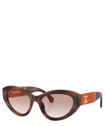 Shop Chanel Sunglasses 5513 Sole In Crl