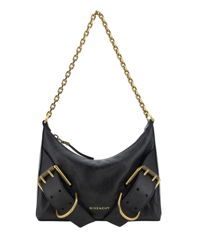 Shop Givenchy Voyou Hobo Bag In Black