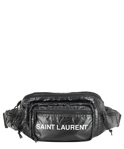 Shop Saint Laurent Nuxx Belt Bag In Black