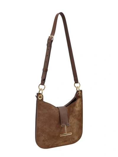 Shop Tom Ford Shoulder Bag In Brown